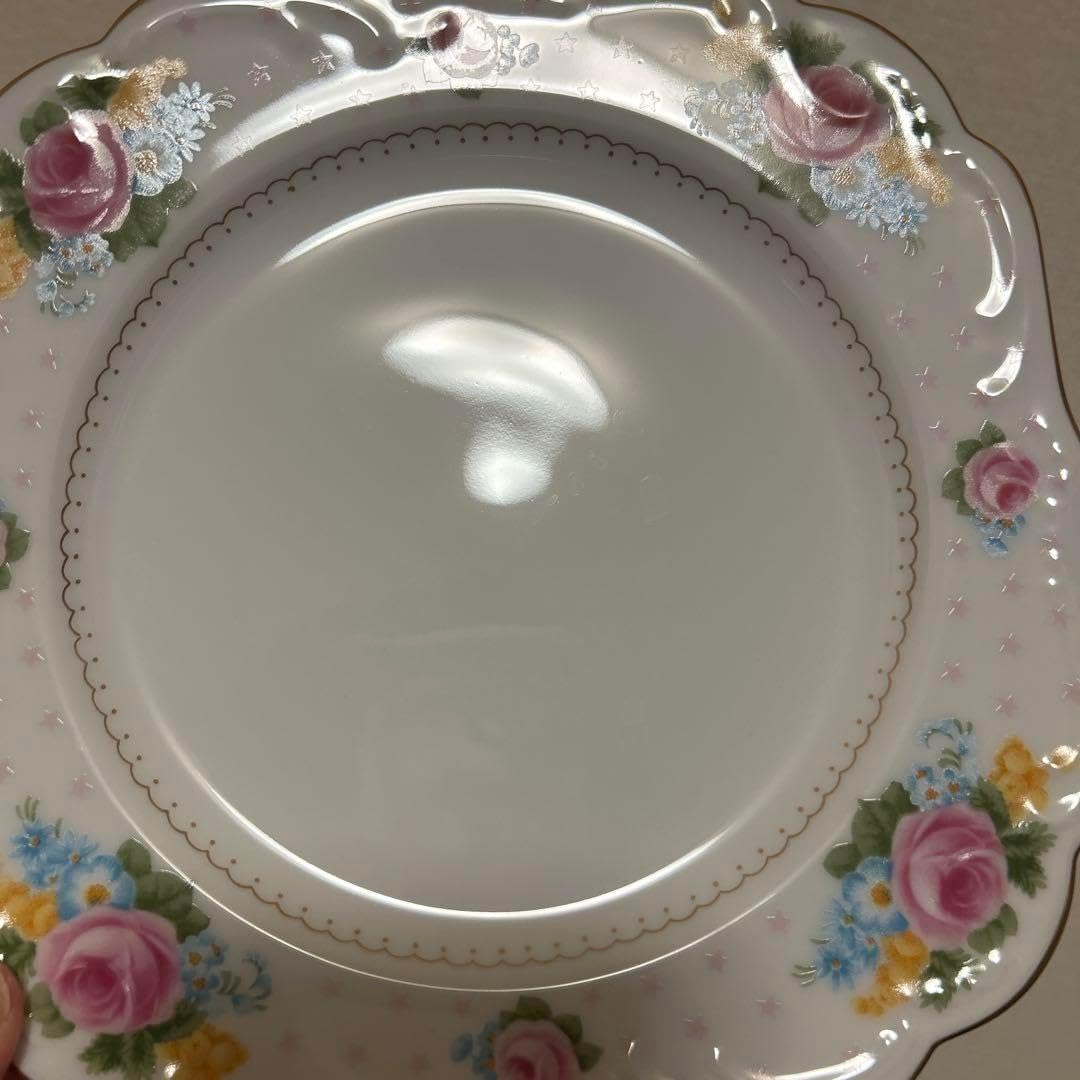 大倉陶園　金彩薔薇　スクエアプレート　デザートプレート 大倉陶園金彩薔薇スクエアプレートデザートプレート